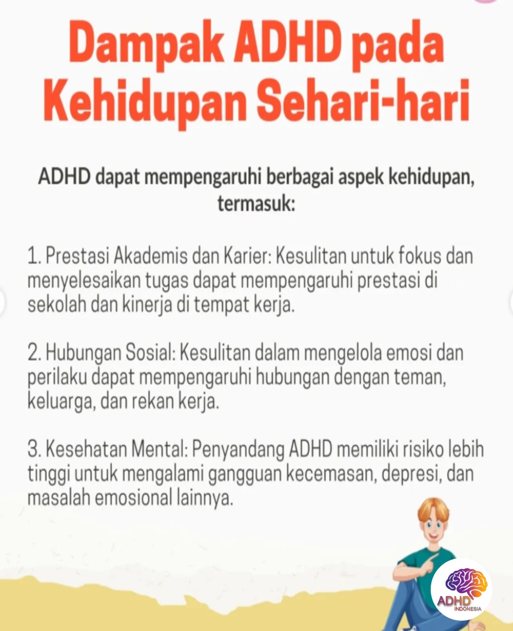 ADHD dan Hubungan Sosial Anak di Lingkungan Sekolah di Kota Bukittinggi